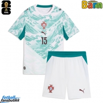 Portugal Joao Neves #15 Bortedraktsett Barn EM 2024 Kortermet (+ Korte bukser)